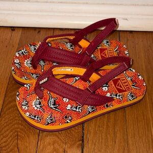 Reef Kids Sandals - Dinosaur Print